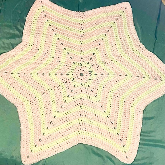 Hand Crafted Bedding Star Shaped Baby Blanket Poshmark